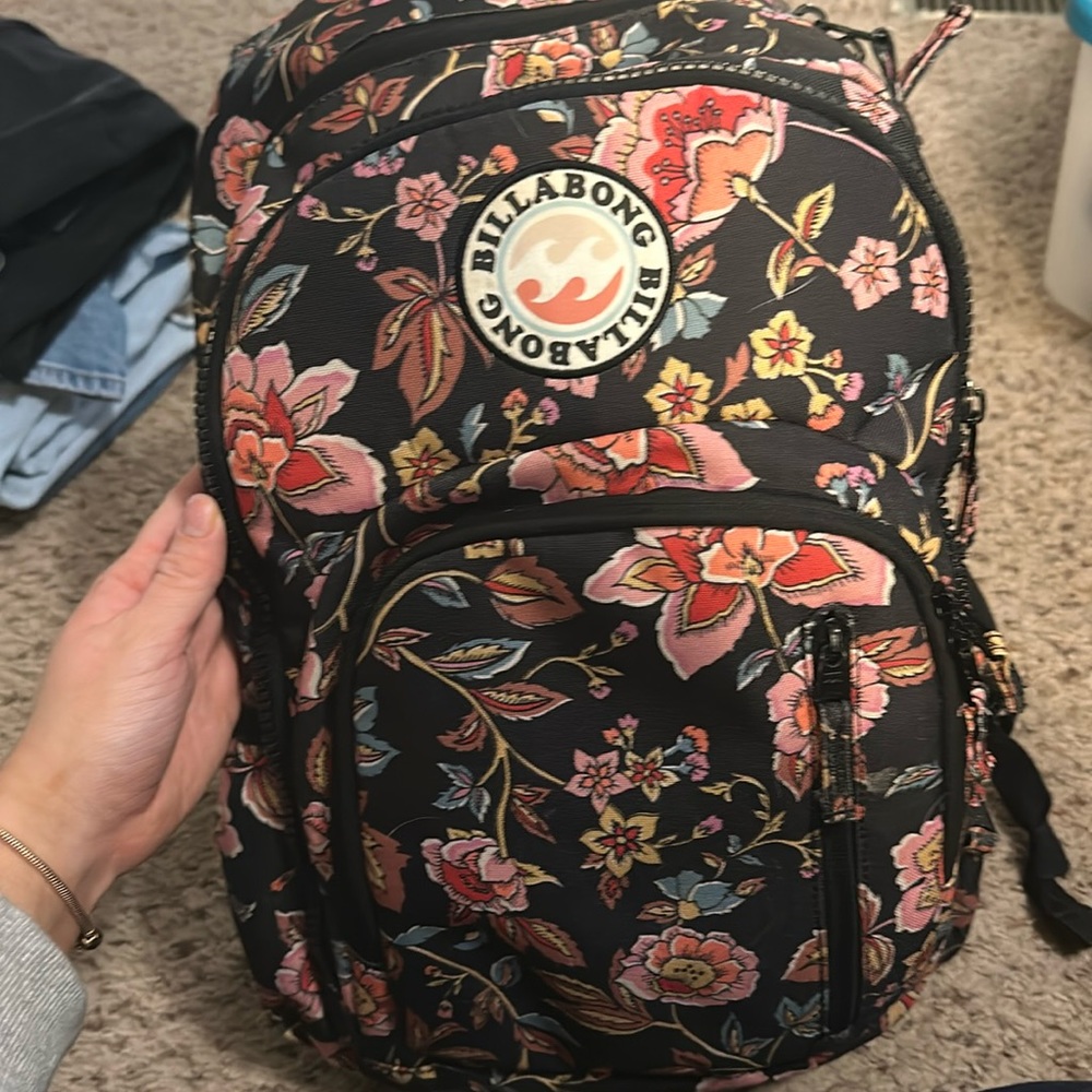 COPY - Billabong floral bookbag